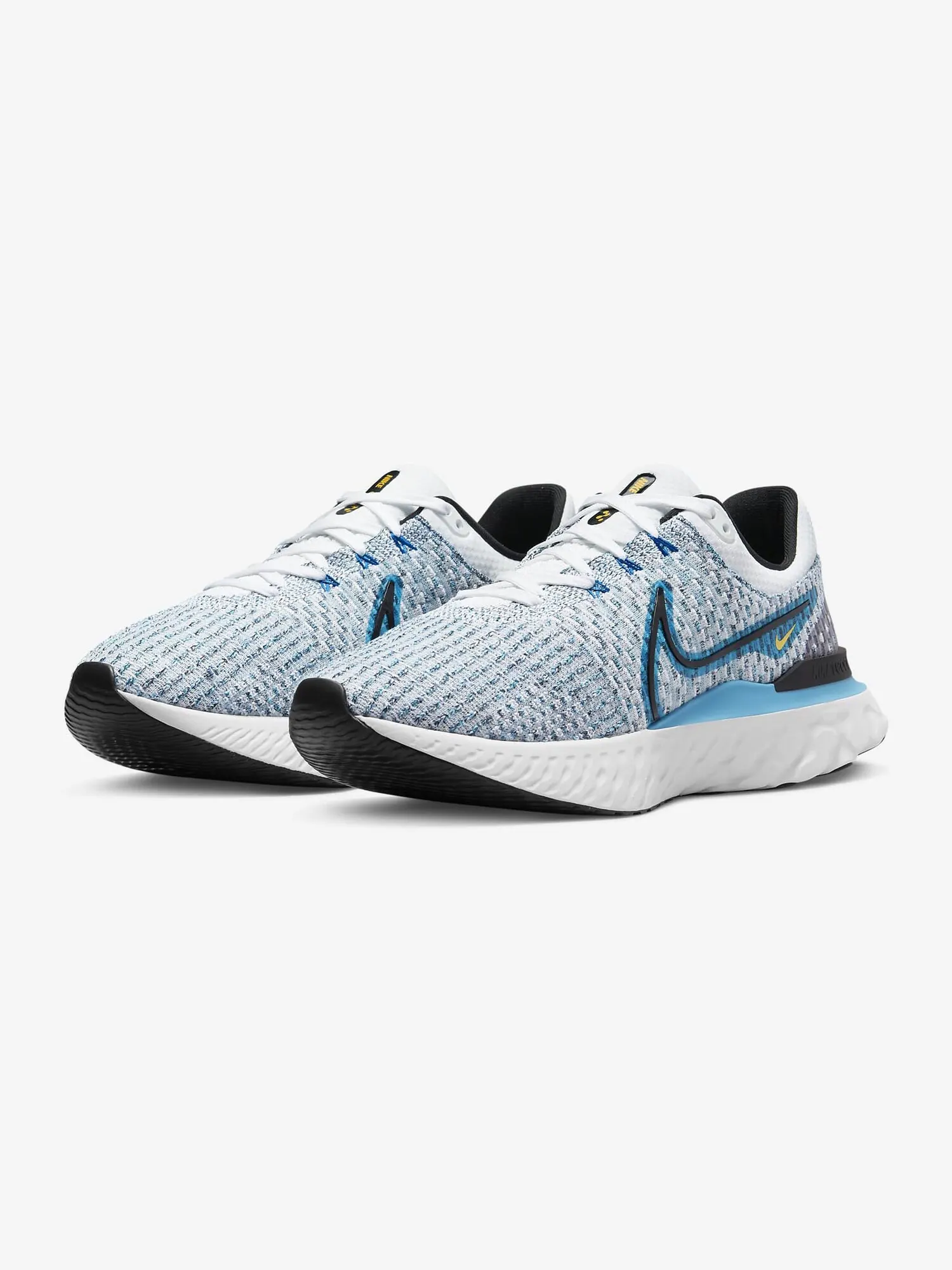 Кроссовки Nike React Infinity Run Flyknit 3 — изображение 2 из 7, белый/синий/черный