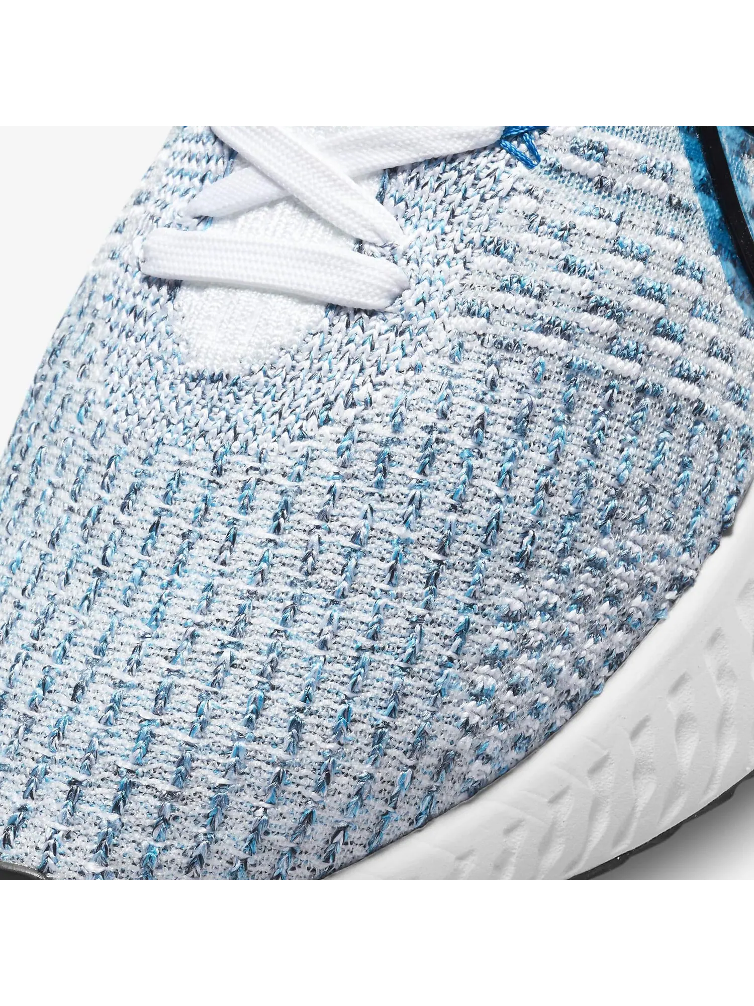 Кроссовки Nike React Infinity Run Flyknit 3 — изображение 6 из 7, белый/синий/черный