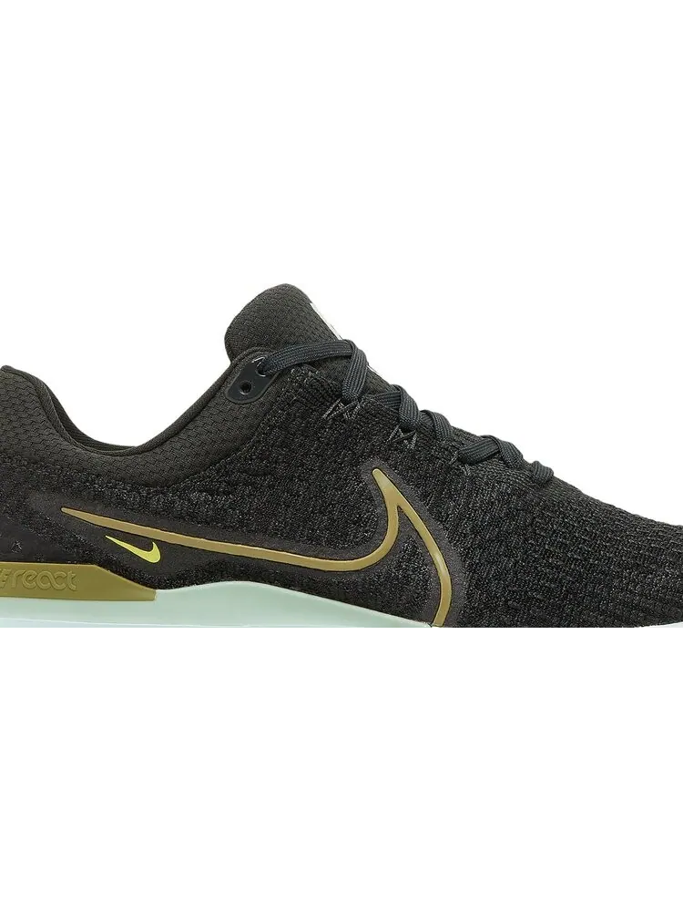 Кроссовки Nike React Infinity Run Flyknit 3 'Night Forest Enamel Green' — изображение 2 из 8, черный