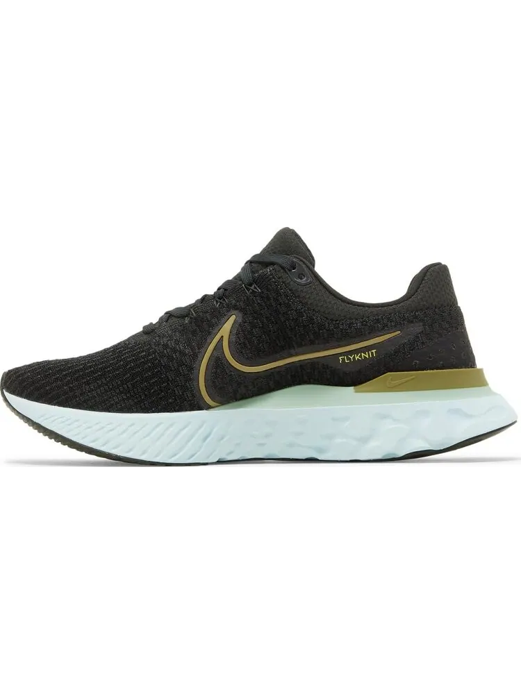 Кроссовки Nike React Infinity Run Flyknit 3 'Night Forest Enamel Green' — изображение 3 из 8, черный