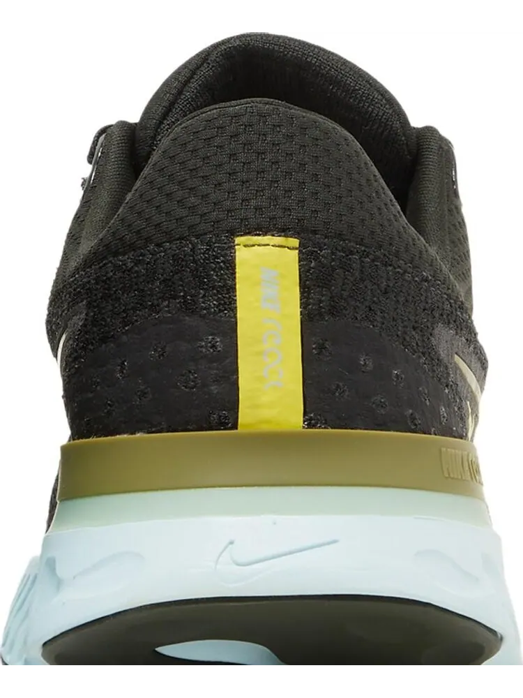 Кроссовки Nike React Infinity Run Flyknit 3 'Night Forest Enamel Green' — изображение 7 из 8, черный