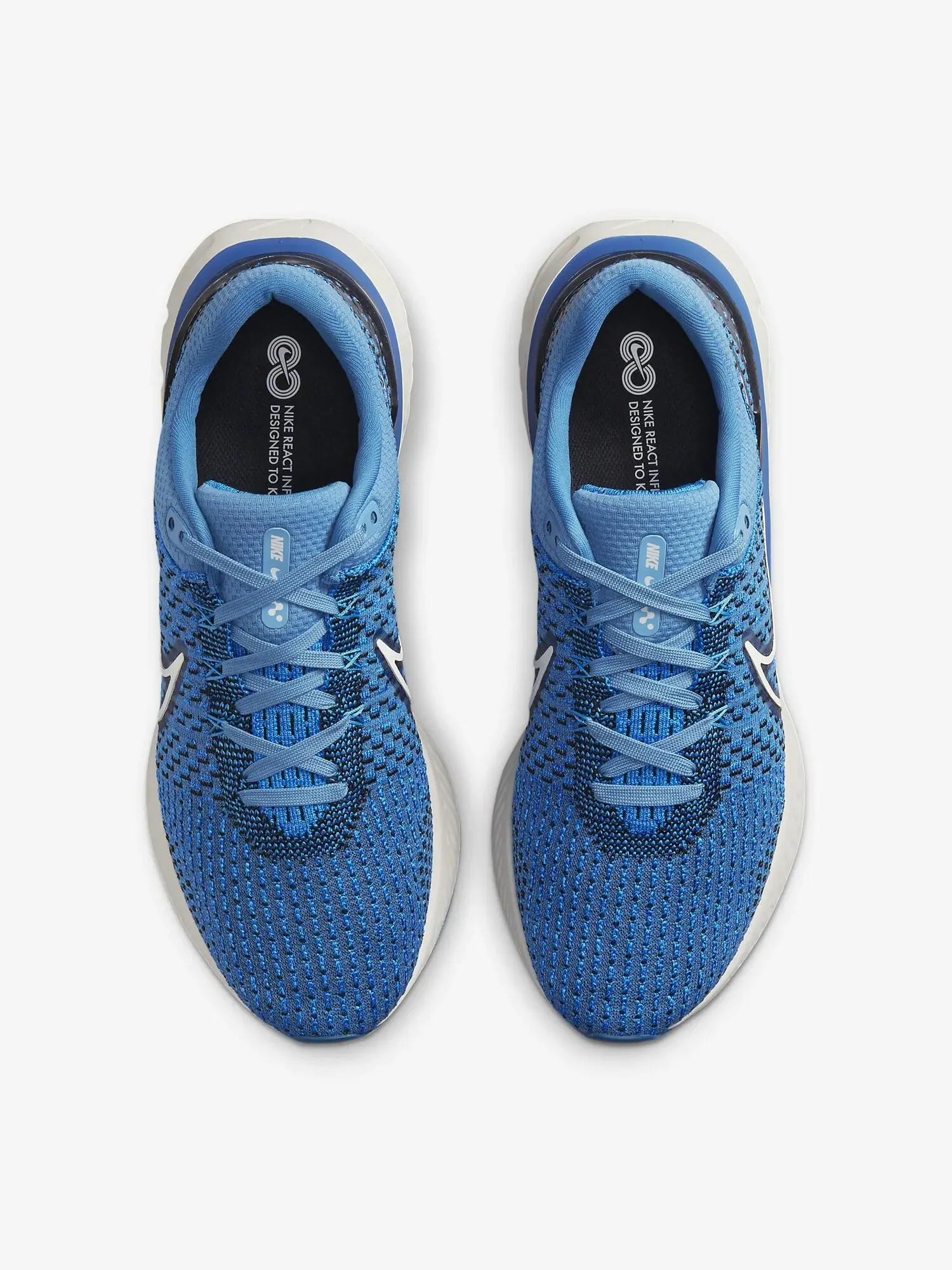 Кроссовки Nike React Infinity Run Flyknit 3 — изображение 3 из 7, синий/белый