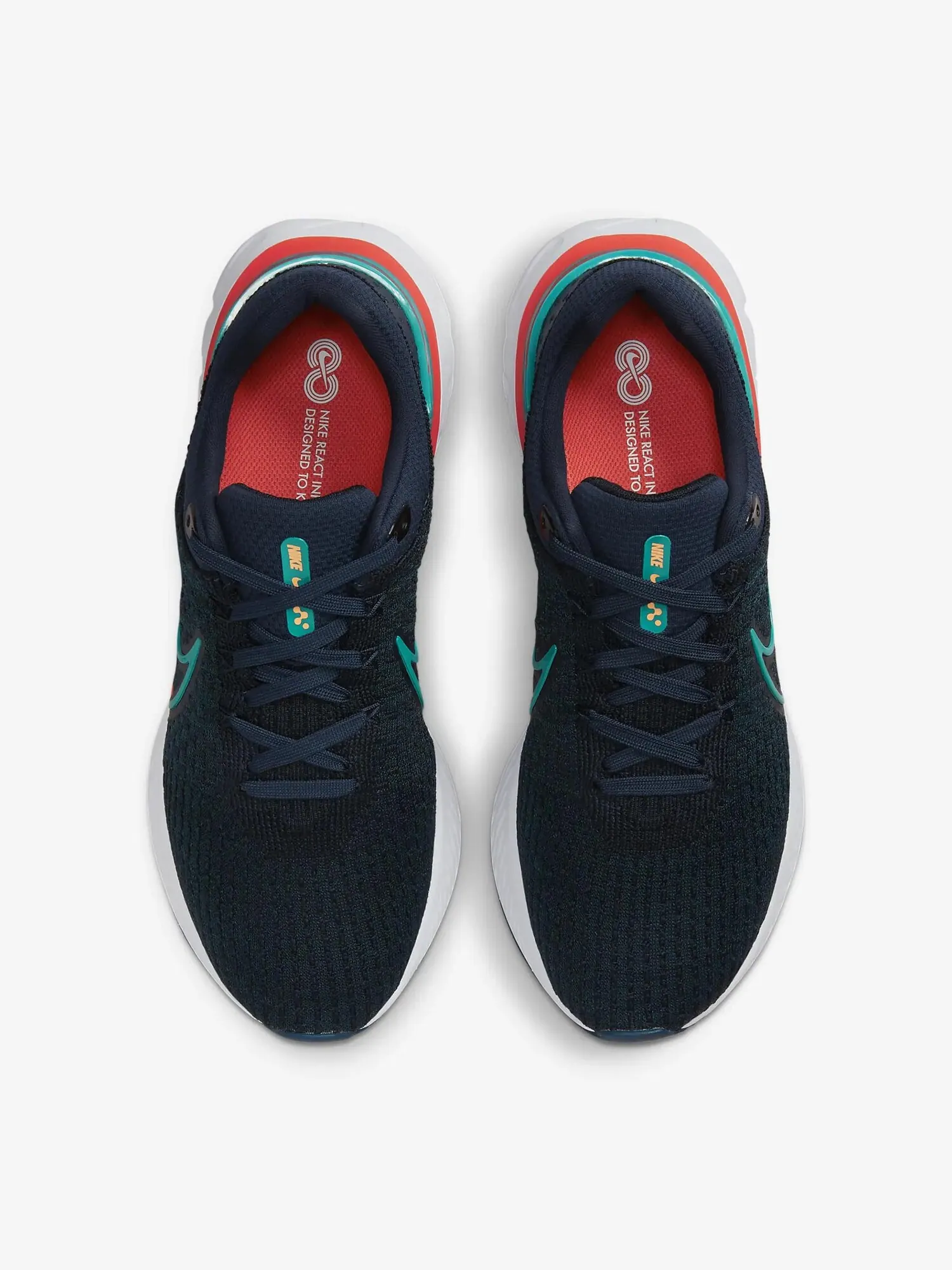 Кроссовки Nike React Infinity Run Flyknit 3 — изображение 3 из 7, темно-синий/белый