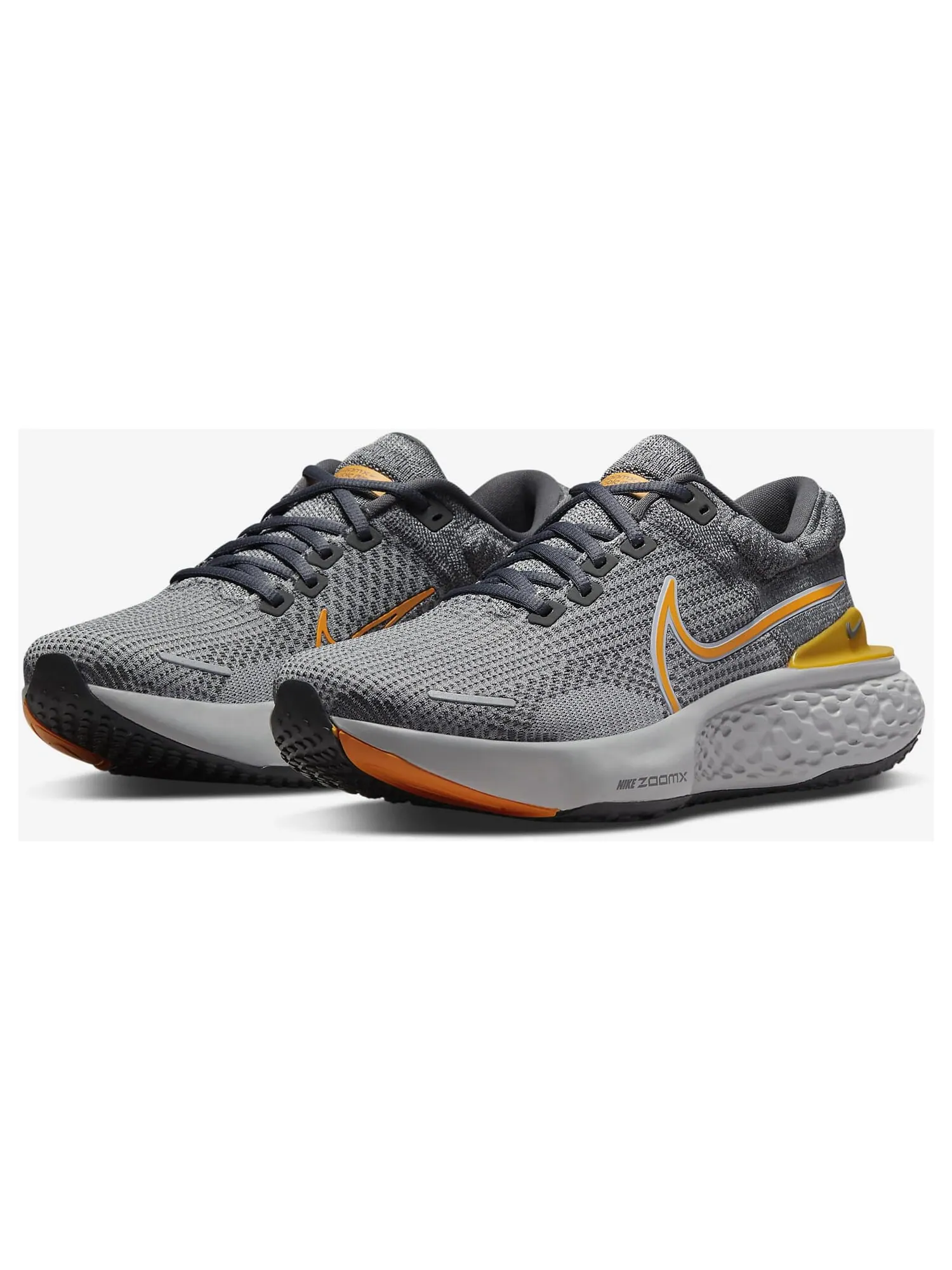 Кроссовки Nike Invincible Run 2 — изображение 2 из 7, серый/оранжевый
