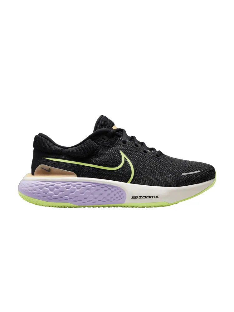 Кроссовки ZoomX Invincible Run Flyknit 2 'Black Lilac Ghost Green' — изображение 1 из 1, черный зеленый