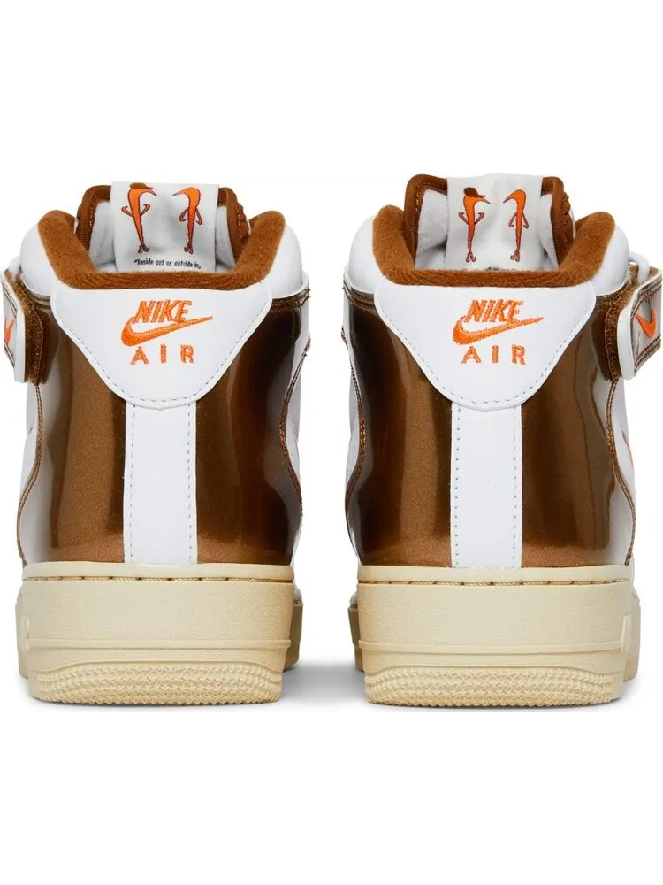 Кроссовки Nike Air Force 1 Mid QS 'Ale Brown' — изображение 6 из 8, белый