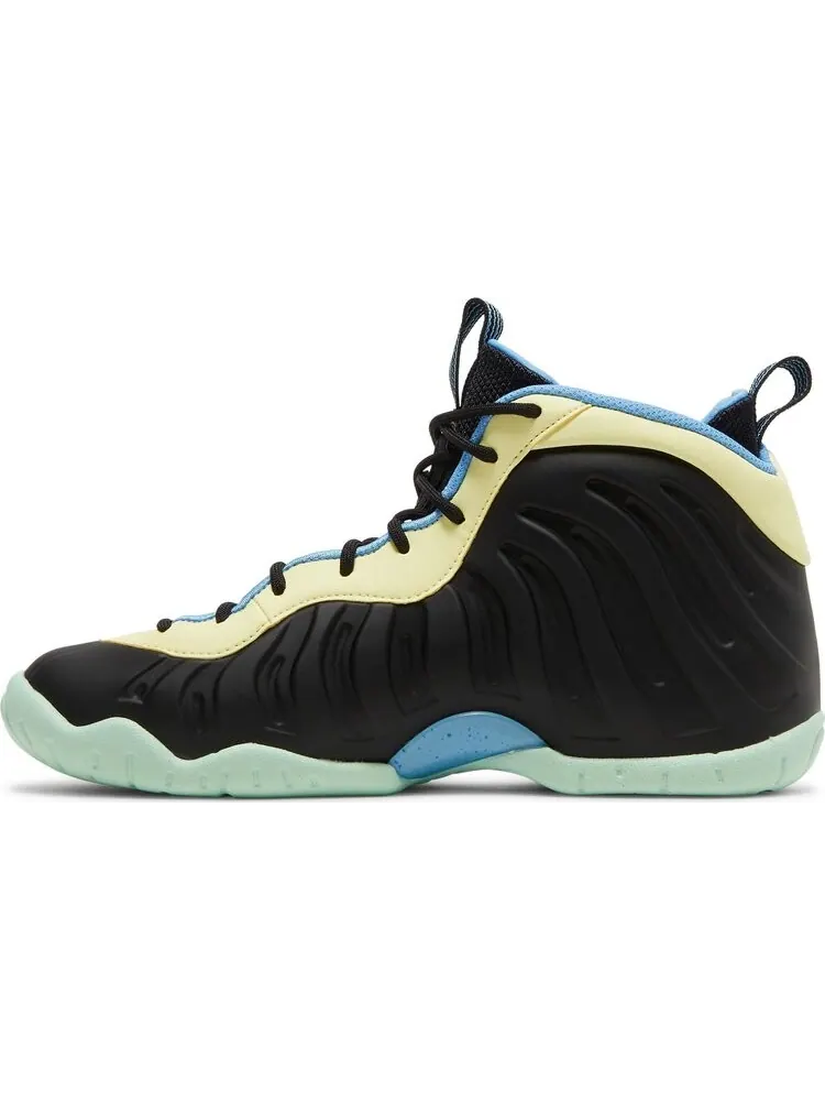 Кроссовки Nike Little Posite One GS 'Black Multi Color' — изображение 3 из 8, черный