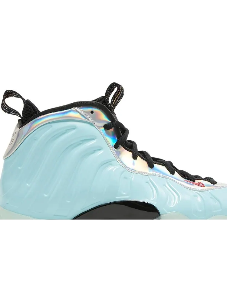 Кроссовки Nike Little Posite One GS 'Mixtape' — изображение 2 из 8, зеленый