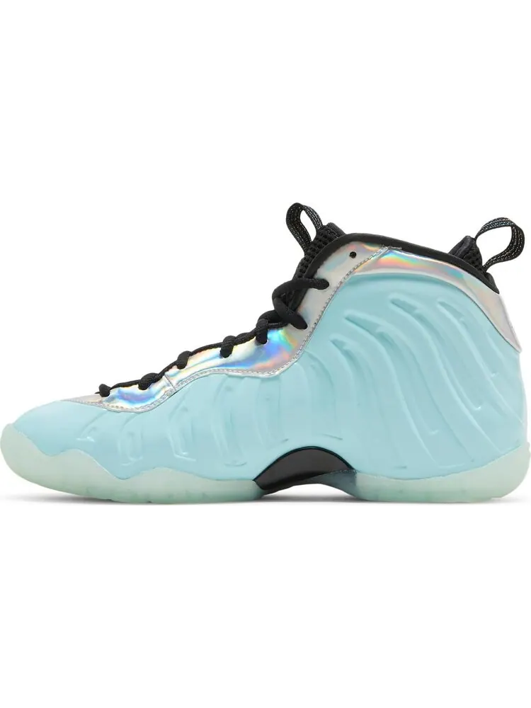 Кроссовки Nike Little Posite One GS 'Mixtape' — изображение 3 из 8, зеленый