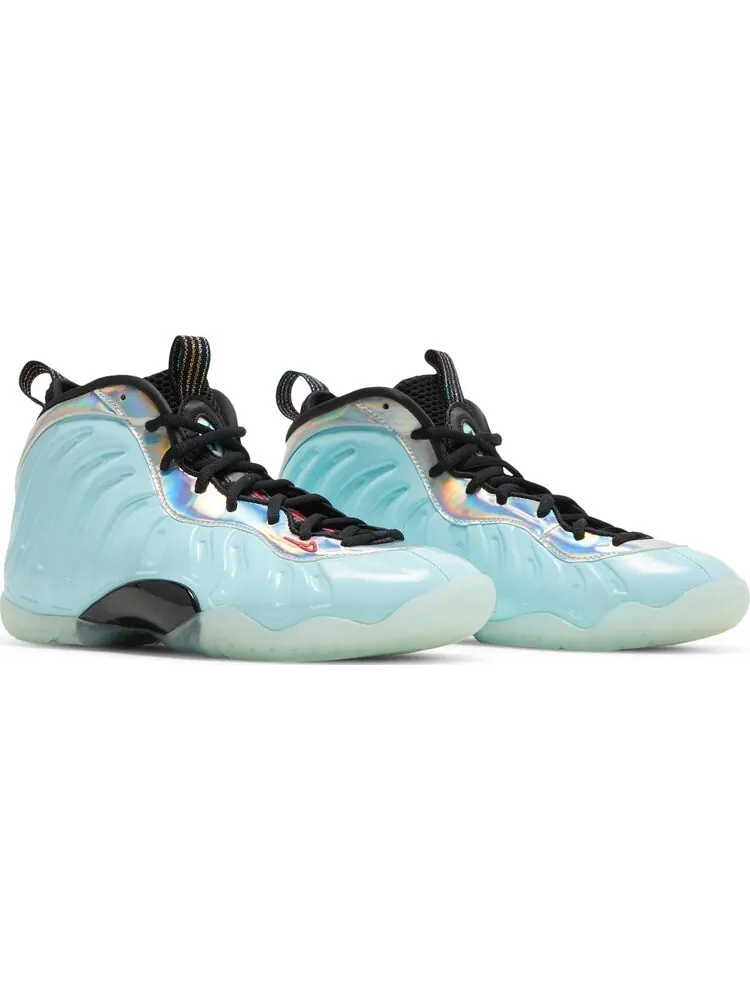Кроссовки Nike Little Posite One GS 'Mixtape' — изображение 8 из 8, зеленый