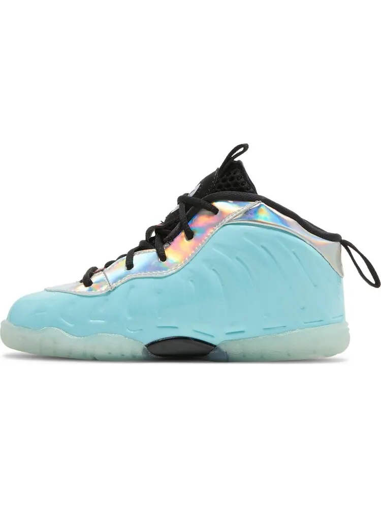 Кроссовки Nike Little Posite One TD 'Mixtape' — изображение 3 из 8, зеленый