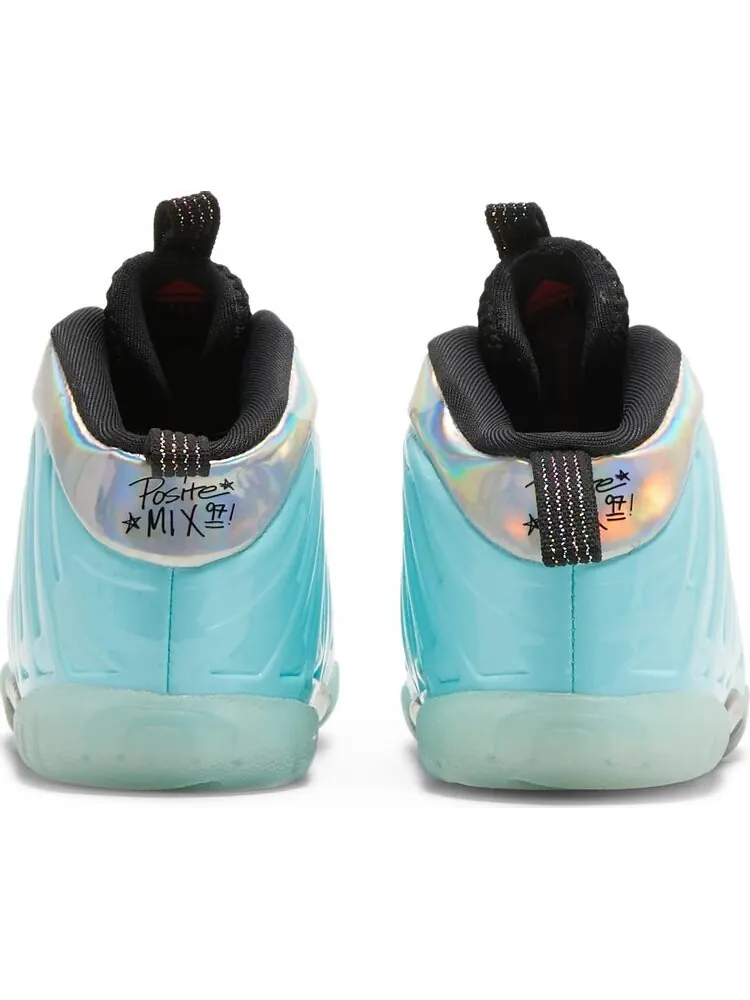 Кроссовки Nike Little Posite One TD 'Mixtape' — изображение 6 из 8, зеленый