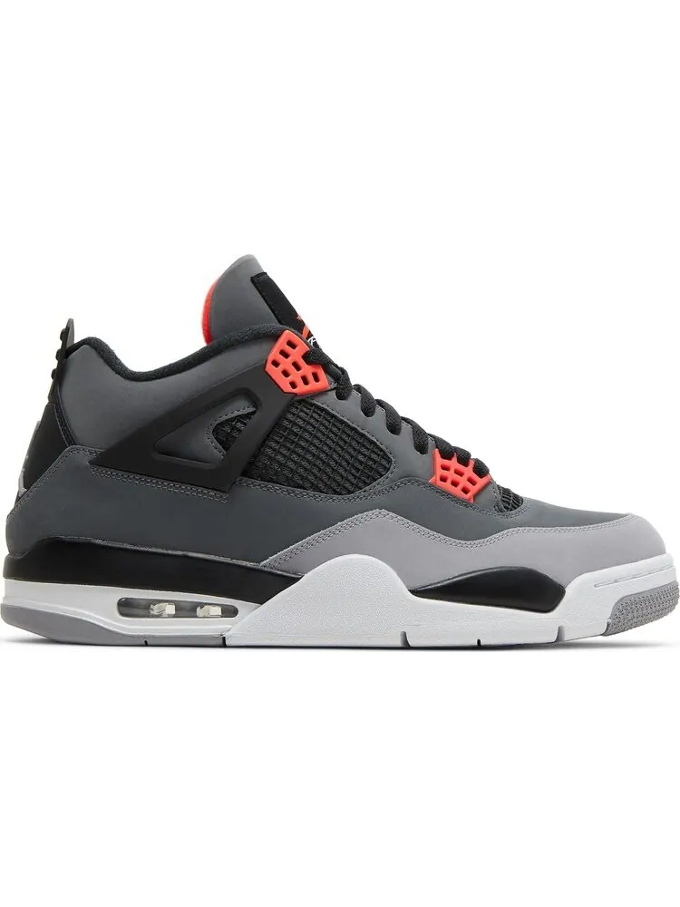 Кроссовки Air Jordan 4 Retro Infrared — изображение 1 из 10, серый