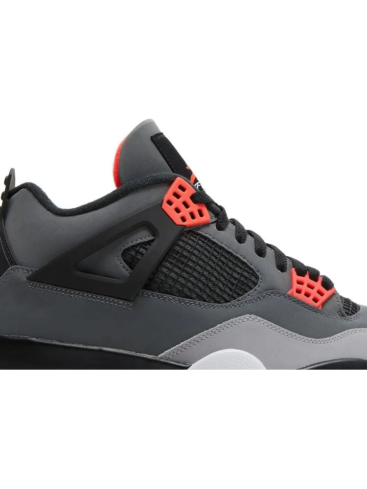 Кроссовки Air Jordan 4 Retro Infrared — изображение 2 из 10, серый