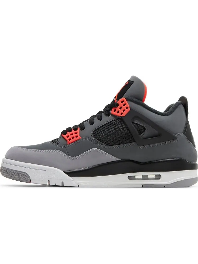 Кроссовки Air Jordan 4 Retro Infrared — изображение 3 из 10, серый