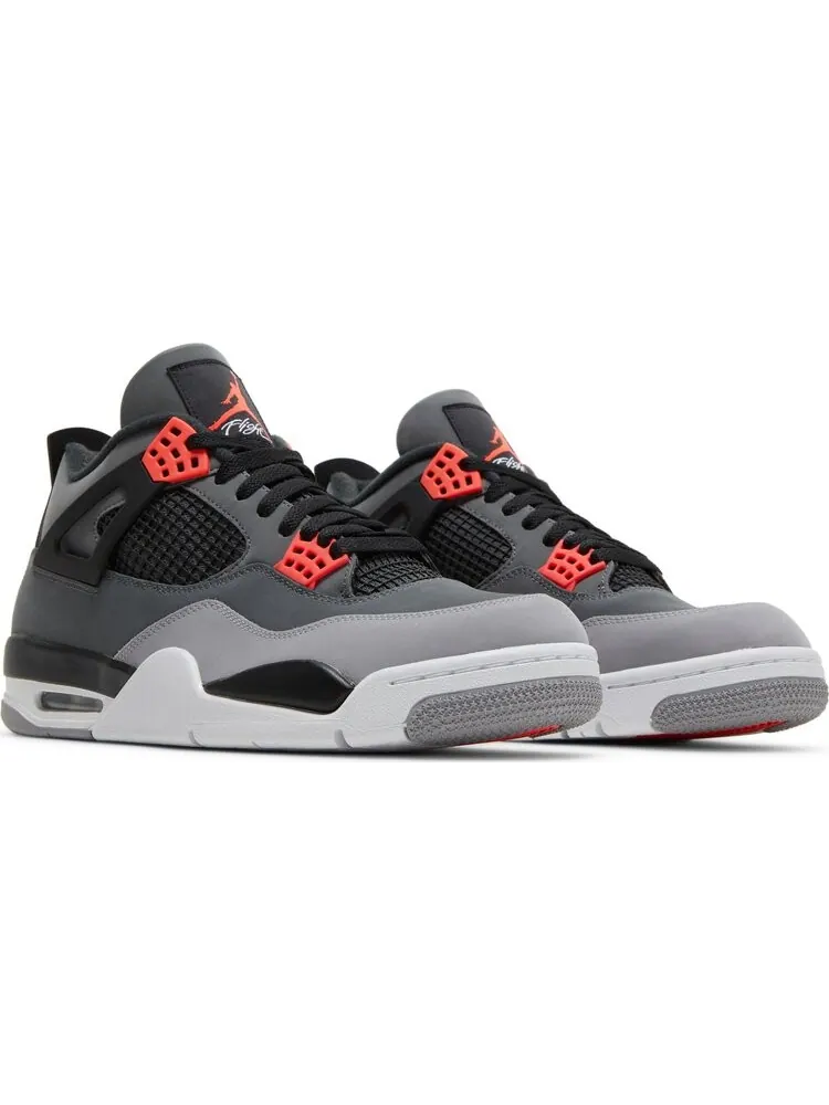 Кроссовки Air Jordan 4 Retro Infrared — изображение 8 из 10, серый