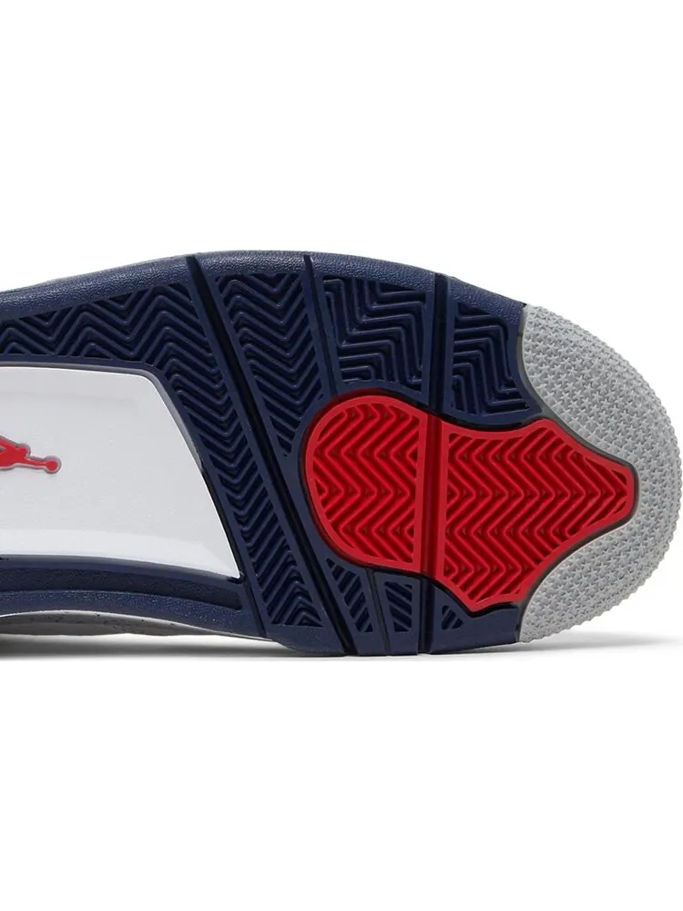 Кроссовки Air Jordan 4 Retro Midnight Navy — изображение 5 из 10, белый