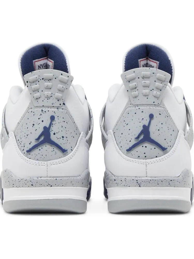 Кроссовки Air Jordan 4 Retro Midnight Navy — изображение 6 из 10, белый