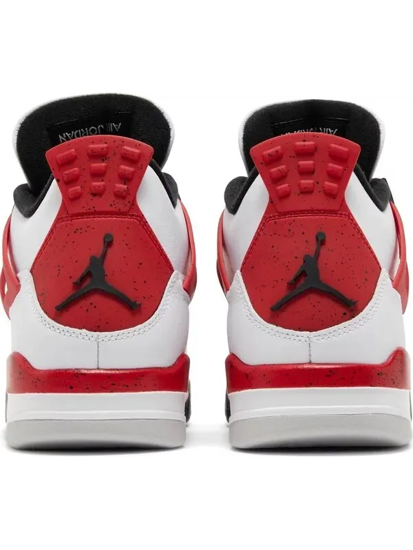 Кроссовки Air Jordan 4 Retro «Красный цемент» — изображение 5 из 6, белый