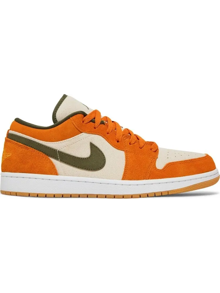 Кроссовки Air Jordan 1 Low SE Light Curry — изображение 1 из 8, оранжевый