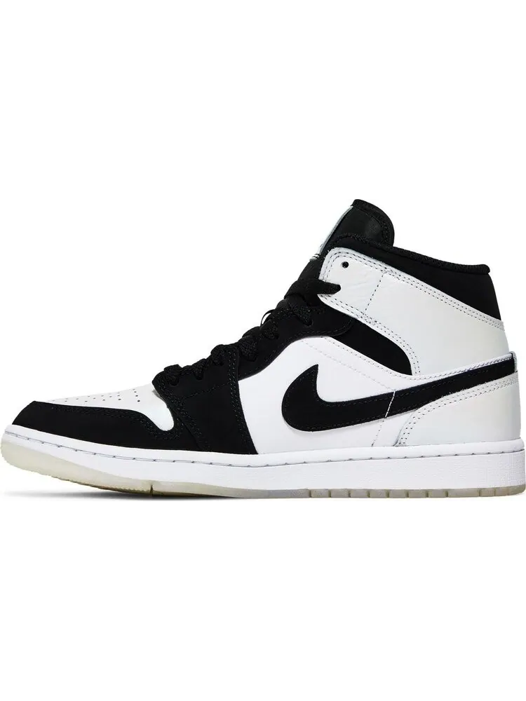 Кроссовки Air Jordan 1 Mid SE Diamond — изображение 3 из 10, белый
