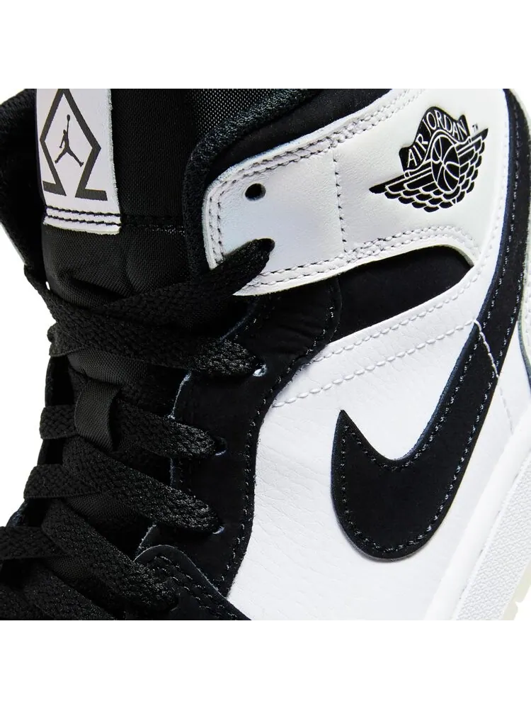 Кроссовки Air Jordan 1 Mid SE Diamond — изображение 10 из 10, белый