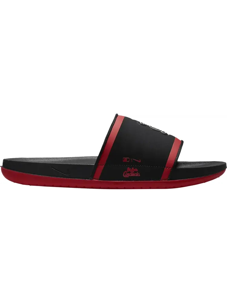 Кроссовки MLB x Offcourt Slide 'St. Louis Cardinals' — изображение 1 из 1, черный