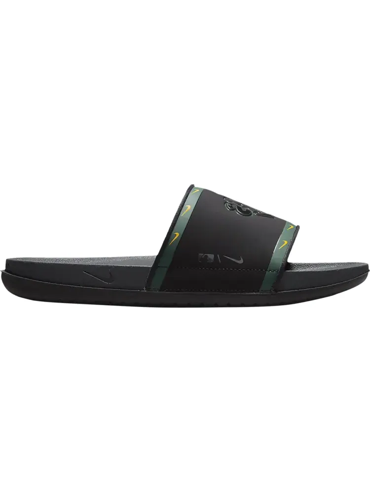 Сандалии Nike MLB x OffCourt Slide 'Oakland Athletics' — изображение 1 из 1, черный