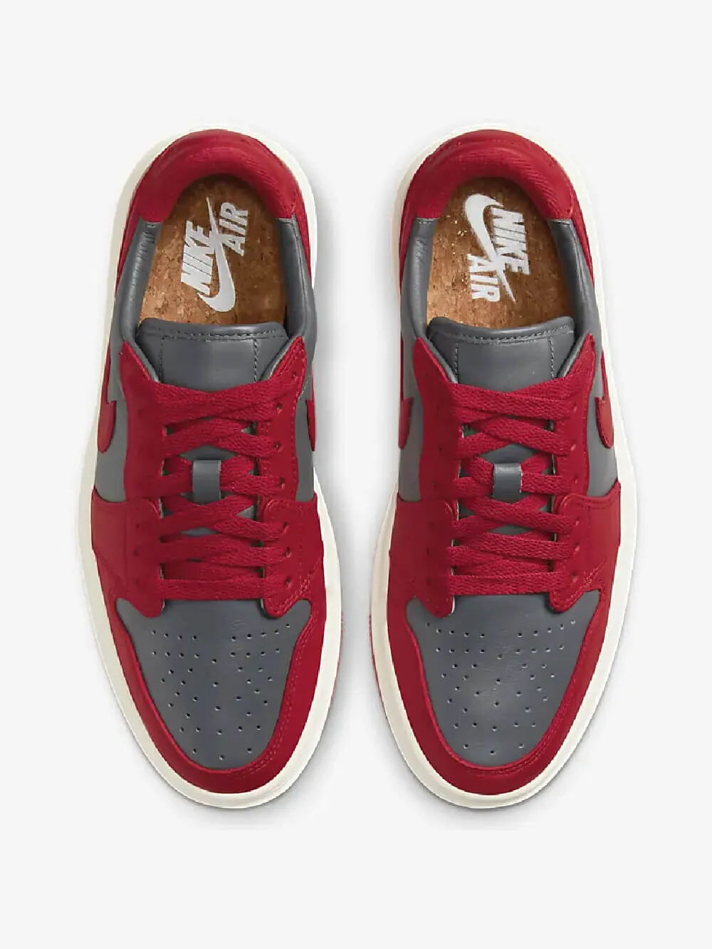 Кроссовки Nike Air Jordan 1 Elevate Low — изображение 3 из 7, красный/серый