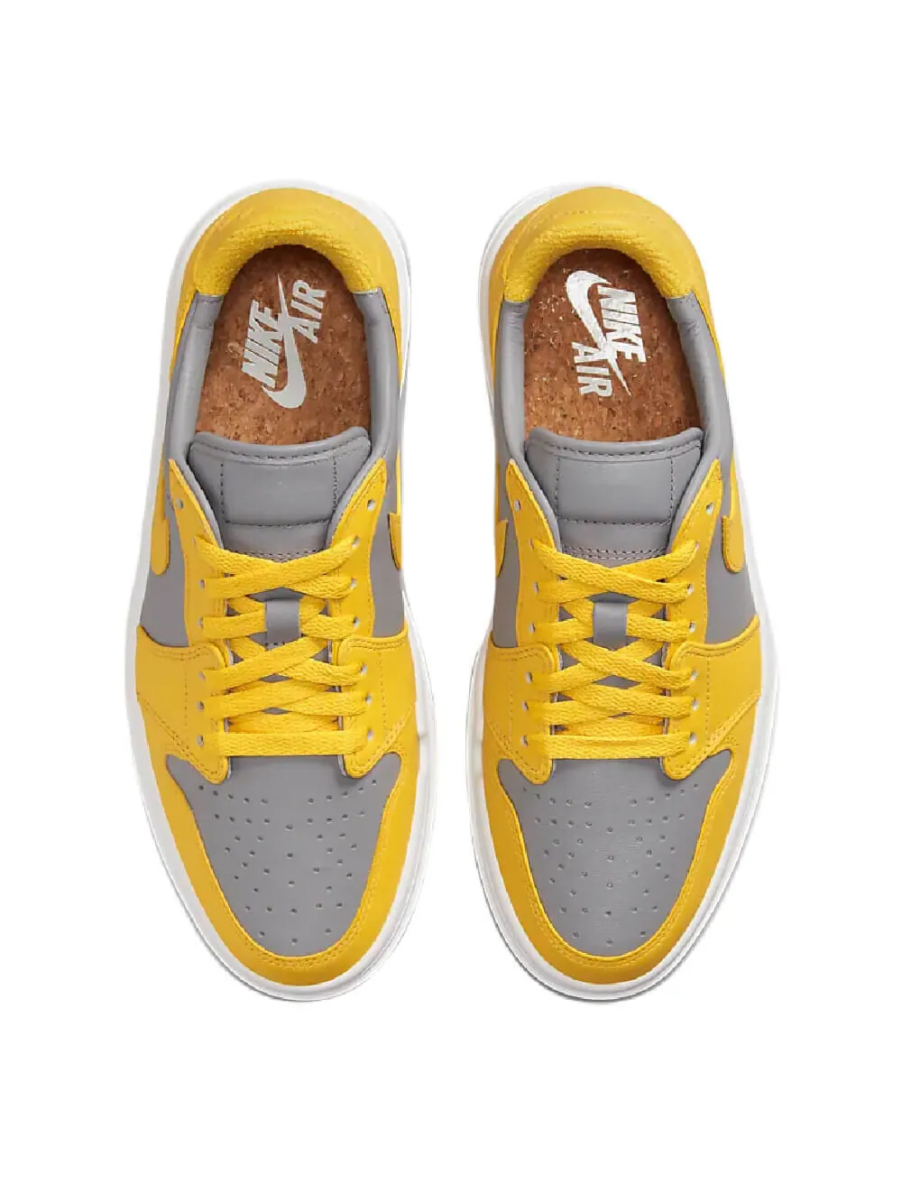 Кроссовки Nike Air Jordan 1 Elevate Low — изображение 3 из 7, желтый/серый