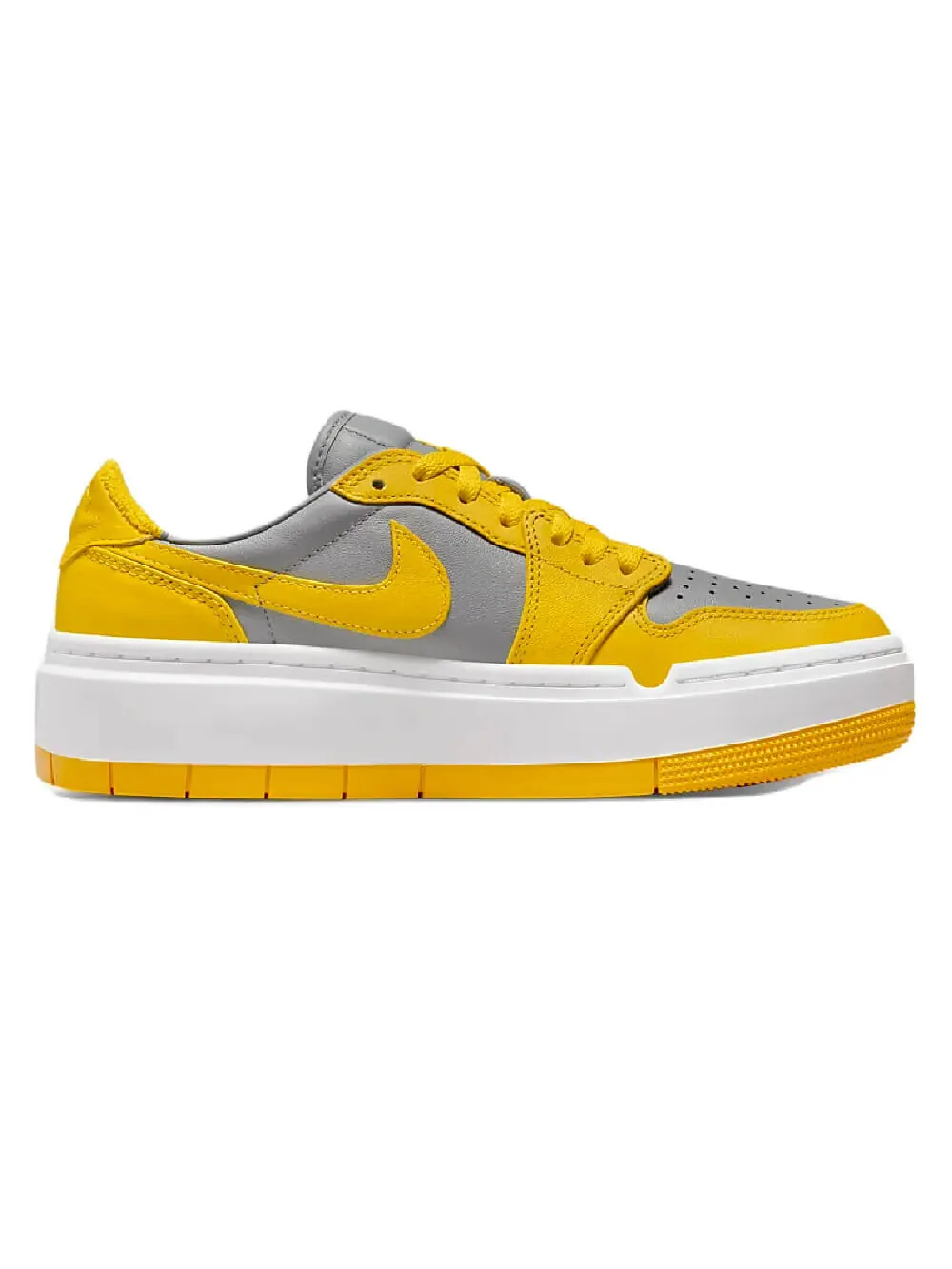 Кроссовки Nike Air Jordan 1 Elevate Low — изображение 5 из 7, желтый/серый