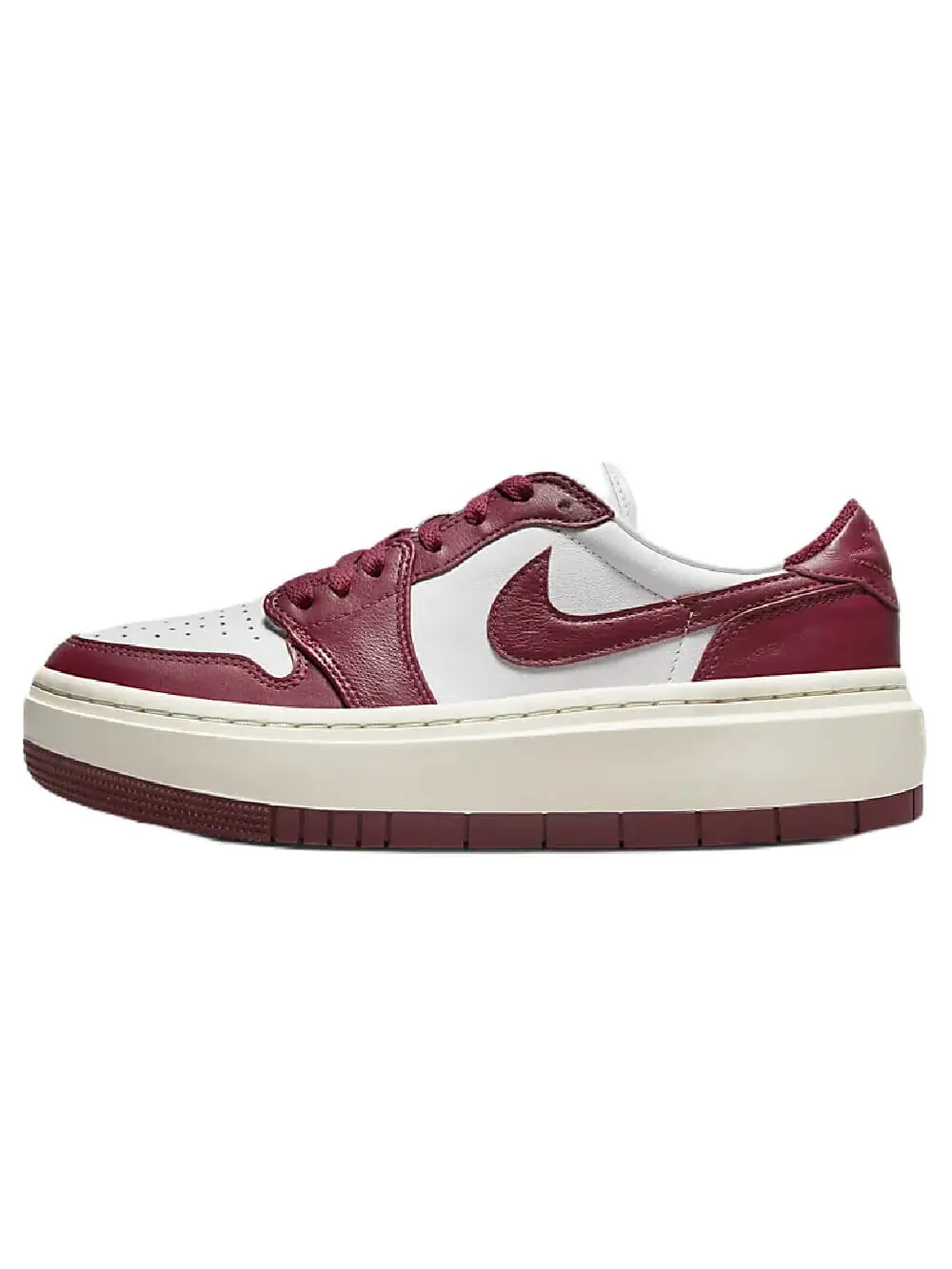 Кроссовки Nike Air Jordan 1 Elevate Low — изображение 1 из 7, темно-красный/бежевый