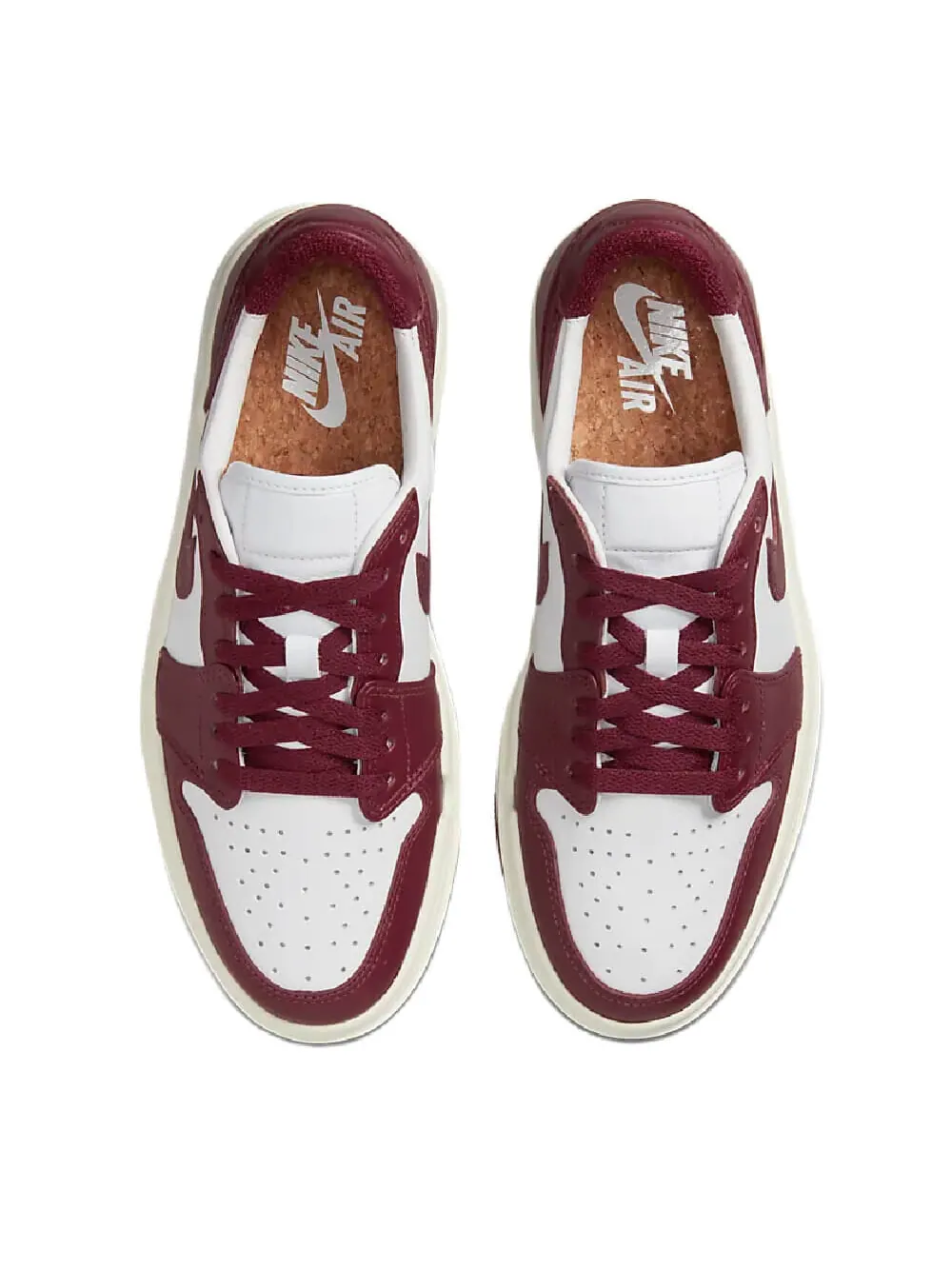Кроссовки Nike Air Jordan 1 Elevate Low — изображение 3 из 7, темно-красный/бежевый