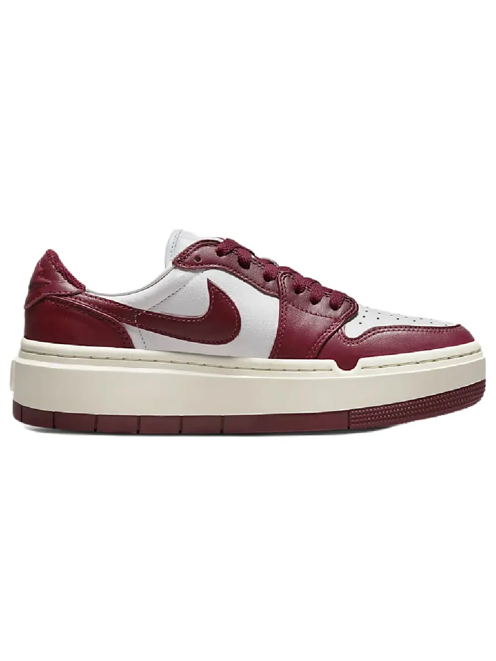 Кроссовки Nike Air Jordan 1 Elevate Low — изображение 5 из 7, темно-красный/бежевый