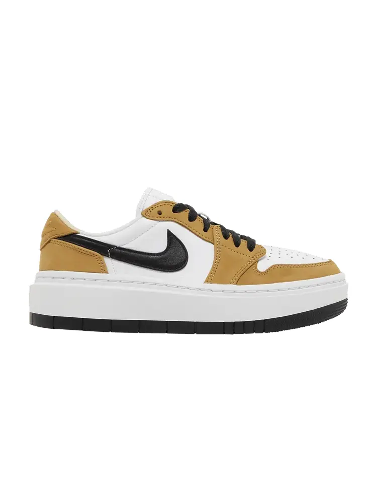 Кроссовки Air Jordan Wmns Air Jordan 1 Elevate Low 'Rookie of the Year' — изображение 1 из 9, золотистый/черный/белый