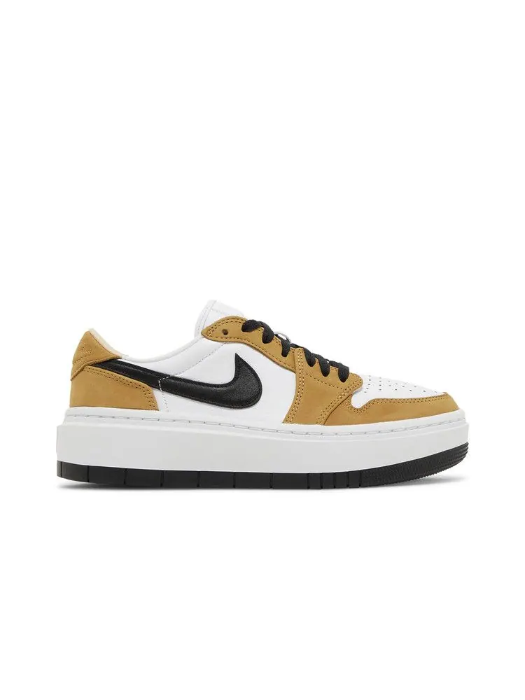 Кроссовки Air Jordan Wmns Air Jordan 1 Elevate Low 'Rookie of the Year' — изображение 2 из 9, золотистый/черный/белый