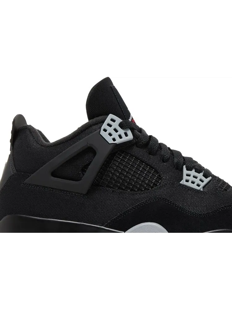 Кроссовки Air Jordan 4 Retro SE Black Canvas — изображение 2 из 10, черный