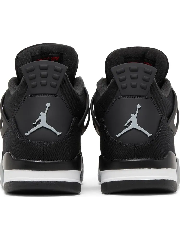 Кроссовки Air Jordan 4 Retro SE Black Canvas — изображение 6 из 10, черный