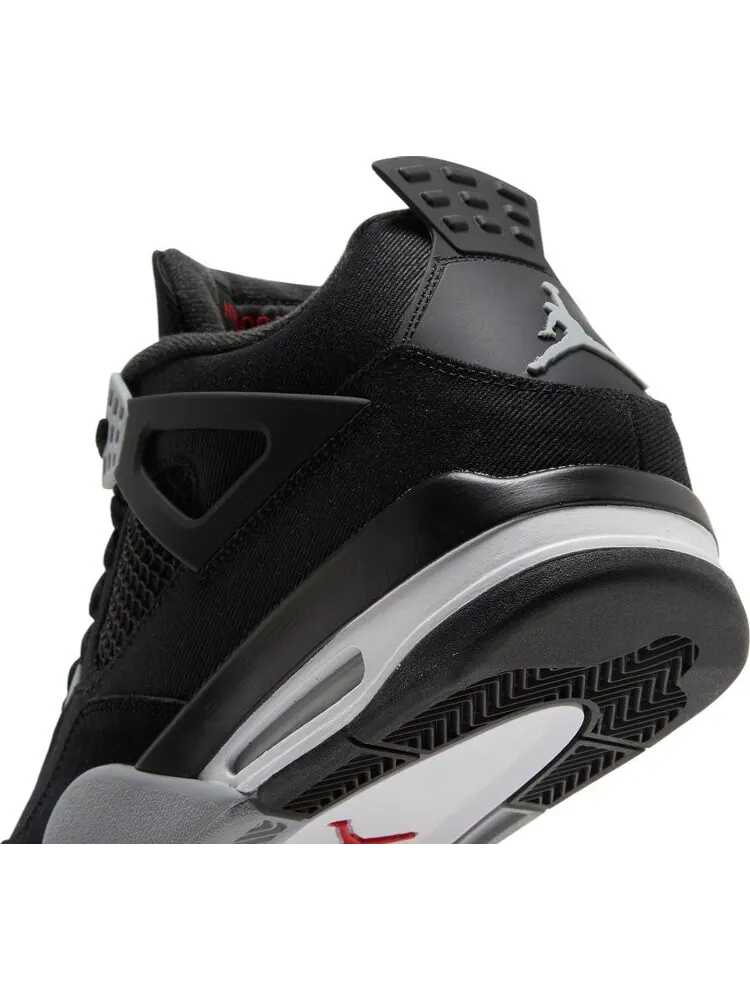 Кроссовки Air Jordan 4 Retro SE Black Canvas — изображение 10 из 10, черный