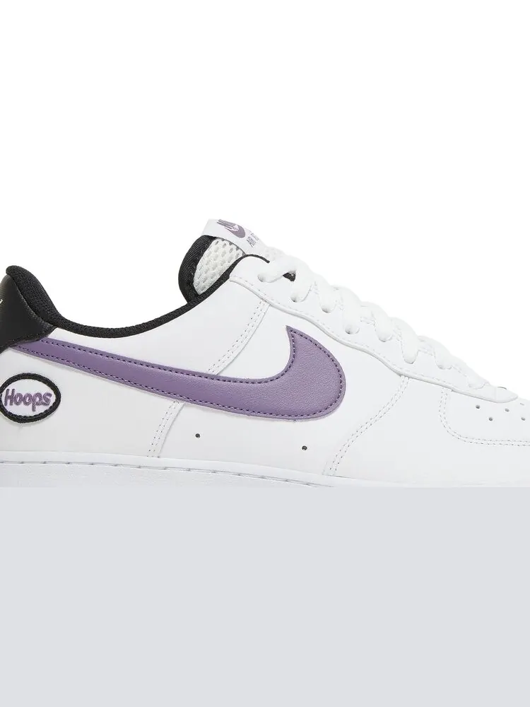 Кроссовки Nike Air Force 1 '07 LV8 'Hoops - White Canyon Purple' — изображение 2 из 8, белый