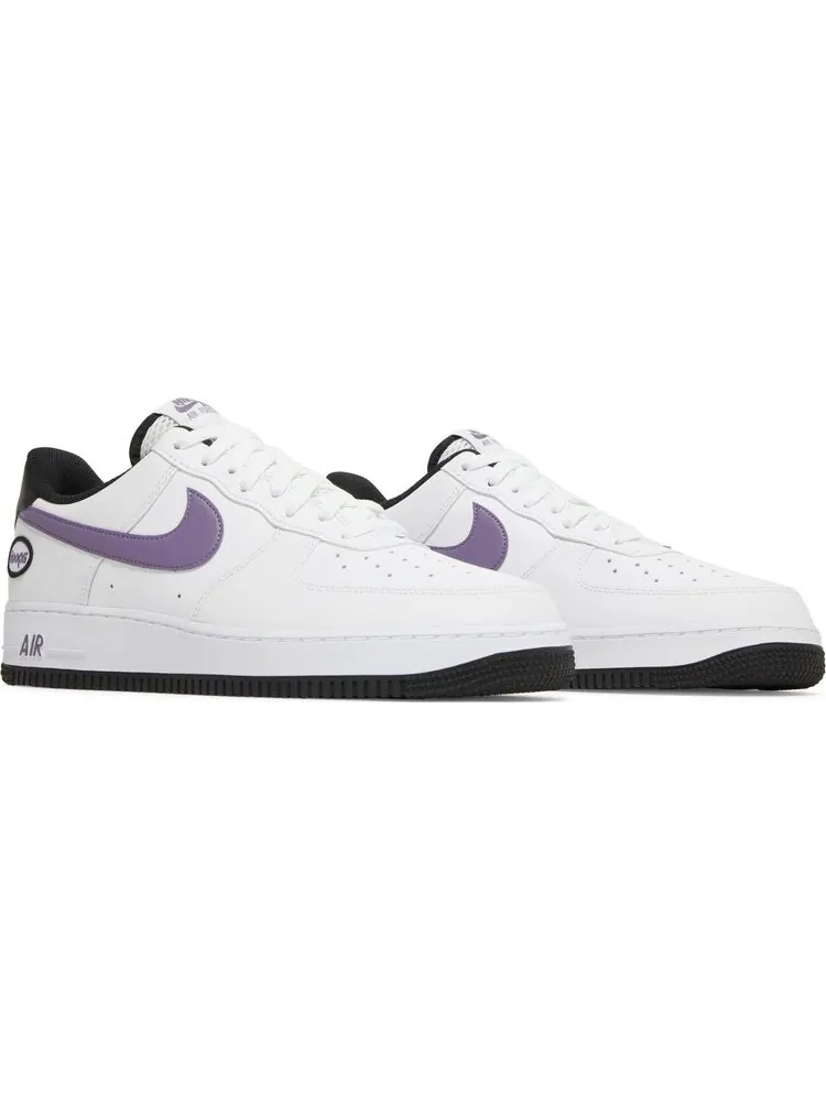 Кроссовки Nike Air Force 1 '07 LV8 'Hoops - White Canyon Purple' — изображение 8 из 8, белый