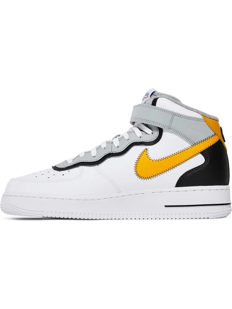 Кроссовки Nike Air Force 1 Mid '07 LV8 'Athletic Club - Dark Sulfur' — изображение 3 из 8, белый