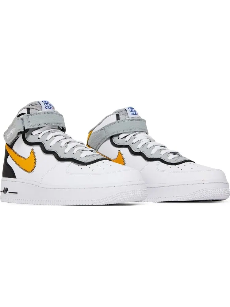 Кроссовки Nike Air Force 1 Mid '07 LV8 'Athletic Club - Dark Sulfur' — изображение 8 из 8, белый