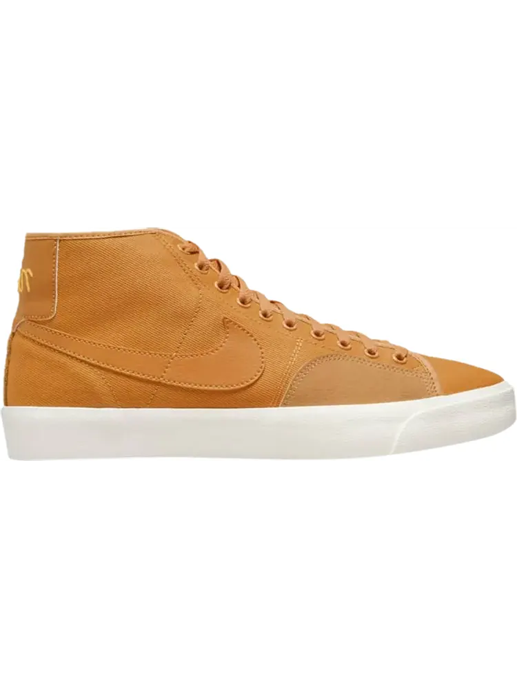 Кроссовки Nike Blazer Court Mid Premium SB 'Light Curry' — изображение 1 из 1, желтый