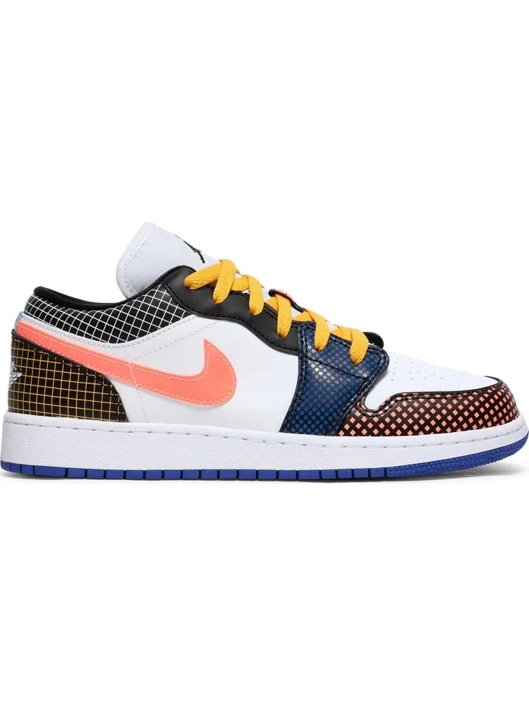 Кроссовки Air Jordan 1 Low MMD BG Multi Grid — изображение 1 из 8, мульти