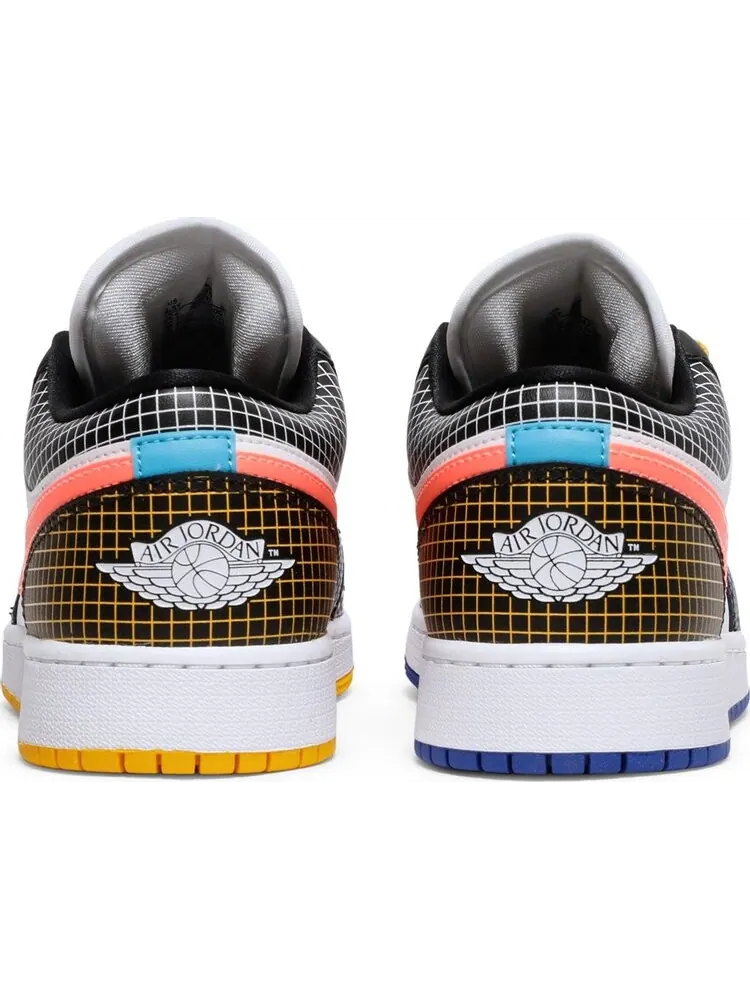 Кроссовки Air Jordan 1 Low MMD BG Multi Grid — изображение 6 из 8, мульти