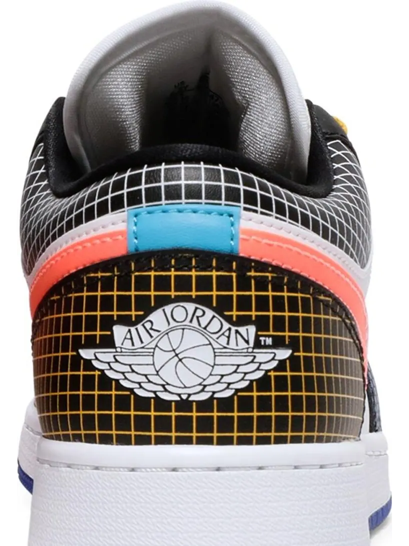 Кроссовки Air Jordan 1 Low MMD BG Multi Grid — изображение 7 из 8, мульти