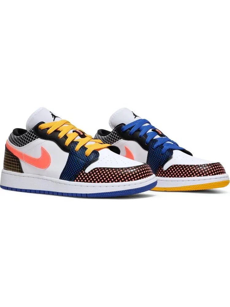 Кроссовки Air Jordan 1 Low MMD BG Multi Grid — изображение 8 из 8, мульти