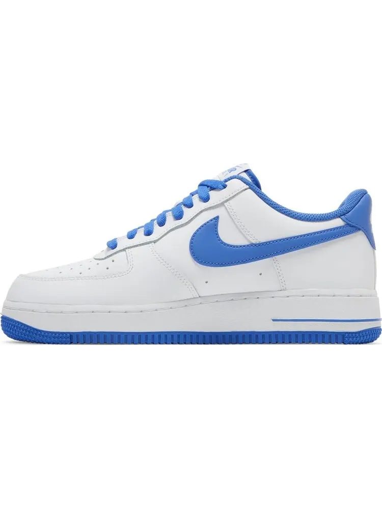 Кроссовки Nike Air Force 1 '07 'White Medium Blue' — изображение 3 из 8, белый