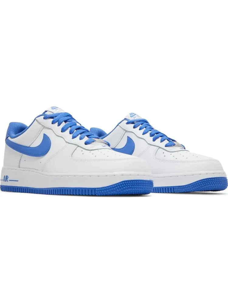 Кроссовки Nike Air Force 1 '07 'White Medium Blue' — изображение 8 из 8, белый